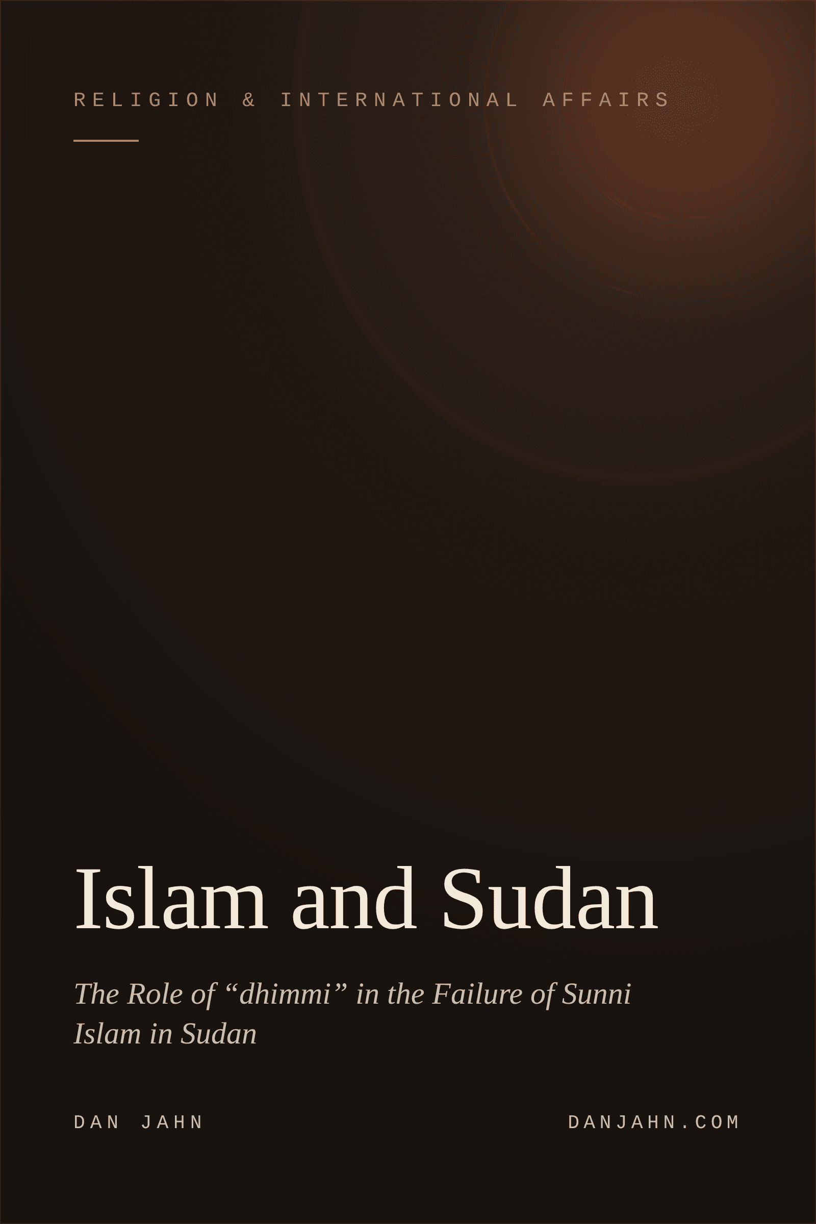 Islam and Sudan — book cover